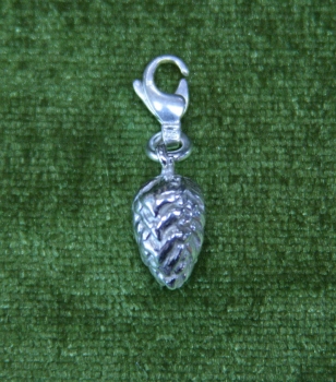 Doldenanhänger Silber  14 mm
