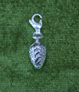 Doldenanhänger Silber 12 mm