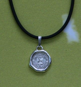 silver seal pendant (18 mm)