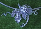 Silberdolde mit Silberreif