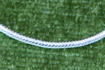 Schlangenkette 45er silber  19 mm