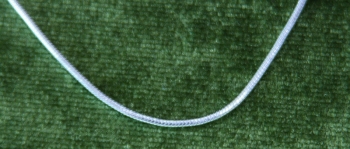 Schlangenkette, silber, 42 cm