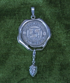 silver seal pendant (30 mm)