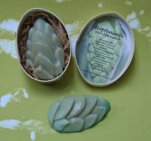 Hopfenseife in Doldenform
